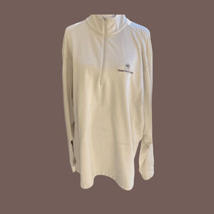 Nike Therma Golf Pullover | Cream Quarter Zip | Size XL | Vintage